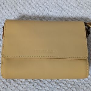 Portland Leather Yellow Crossbody Bag